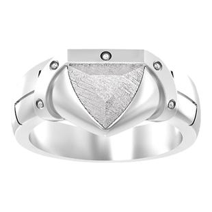 AWNL北欧M陨石时空飞行器戒指男款小众新年礼物送男友