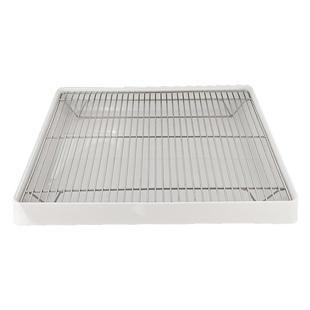 乐美智宠物狗狗厕所小型犬大小便神器狗尿盆狗砂盆防踩不锈钢厕所