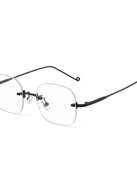 JENNIE同款超轻无框女防蓝光眼镜