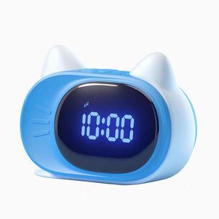 波比熊智能闹钟多功能早教机2026最新款T9语音对话电子时间管理器