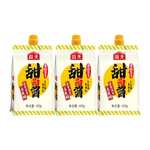 海天甜面酱450g*3袋百搭好酱