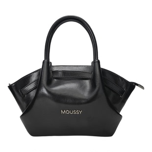 【新年礼物】Moussy手拎油腊皮云吞包高级感红色手提包女斜挎质感