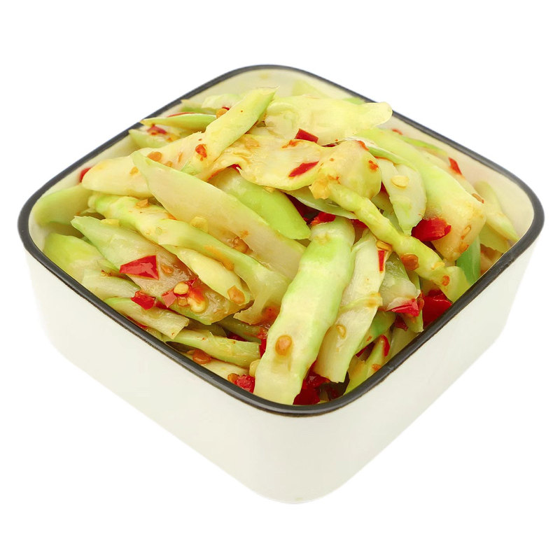 香辣青笋尖下饭菜湖南特产即食辣椒酱拌面零食商用ktv夜宵凉菜