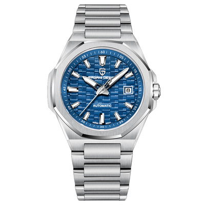 全自动机械镂空日历夜光腕表