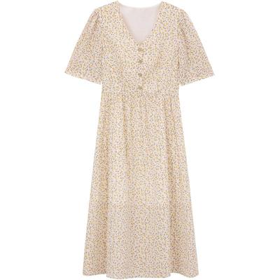 MindBridge法式碎花连衣裙