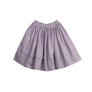 蔡爸爸原创童装26新款文艺夏装条纹半身裙子女童裙夏薄款112+670