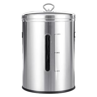 304不锈钢米桶防虫防潮密封米缸50斤装米桶加厚储米箱家用粮食桶