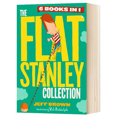 纸片人斯坦利六合一合集 The Flat Stanley Collection 英文原版 英文版儿童英语桥梁章节书 进口原版课外阅读读物书籍