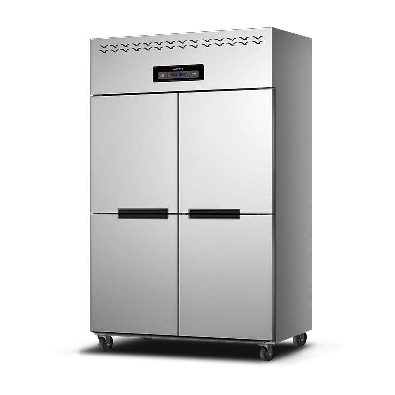 新飞 四门冰箱商用双温厨房冷藏冷冻4开门冷柜立式大容量六门冰柜