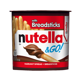 德国进口Nutella费列罗能多益榛子可可蘸酱手指饼干盒装休闲零食