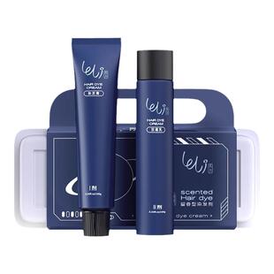 乐力星空染发膏男士专用2026新款植物染发剂黑茶栗棕色亚麻灰棕纯