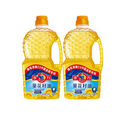 多力葵花籽油1.8L*2桶装家用