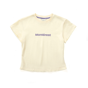 瞬时山野Monterest户外7A抗菌吸湿速干基础LOGO圆领修身短袖T恤女