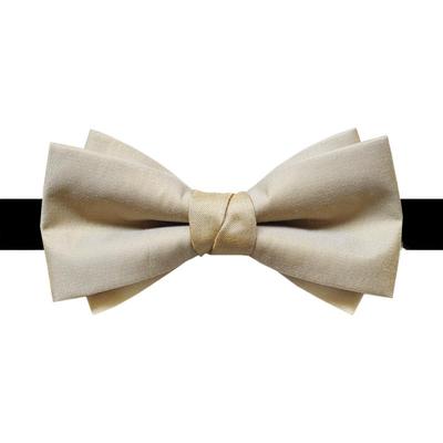 卡其色亮光煲呔婚礼森系伴郎领结