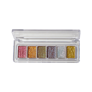 gaoy戈雅闪粉布灵泥六宫格爆闪珠光云锦欧泊粉素材仙女粉美甲饰品