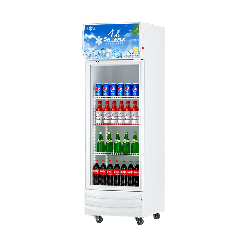【国企旗舰店】雪花展示柜冷藏保鲜柜商用玻璃门饮料柜冰箱展示柜