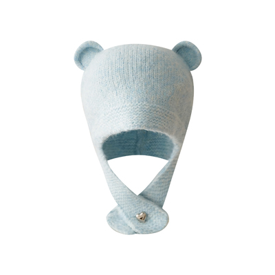 Himadee秋冬季可爱小熊毛线帽