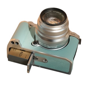 SVEN工作室富士xm5保护套xt30三代手柄皮套xe5配件真皮相机壳手绳