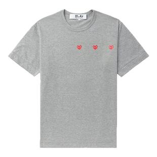 IT CDG PLAY COMME des GARCONS川久保玲情侣款基础款圆领短袖T恤