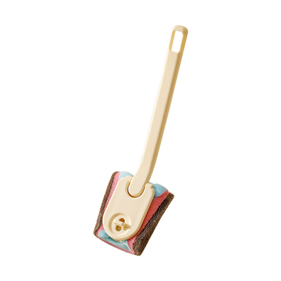 长柄海绵夹刷头清洁刷去污神器