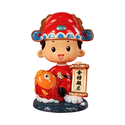 金榜题名状元摆件中高考吉祥物