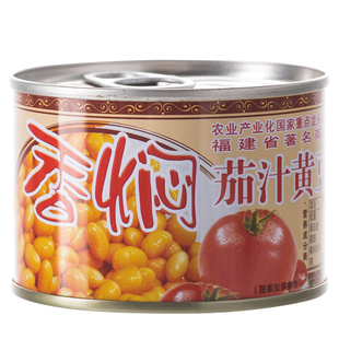 乐隆隆香焖茄汁黄豆罐头餐饮商用西红柿黄豆粒江西焖菜配料即食