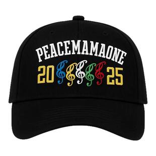 Cortis马丁同款 Peaceminusone联名MAMA限定GD鸭舌帽音乐刺绣休闲