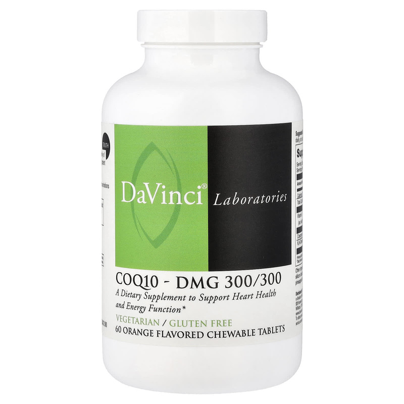 DaVinci Laboratories,辅酶 Q10-DMG，橙味，60 片咀嚼片