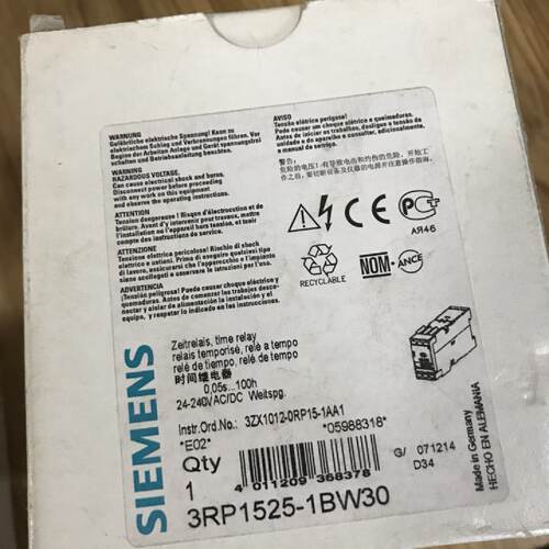 议价全新3RP1525-1BP30时间继电器3RP2525-1BW30 3RP15251BP30