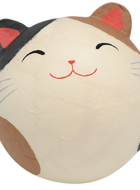 日本龙虎堂和纸铃铛猫咪不倒翁