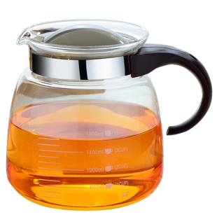 雅风玻璃茶壶直火 加厚大容量耐高温凉水壶泡茶煮咖啡 明火烧水壶
