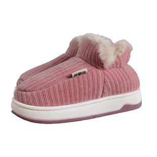 流氓兔棉鞋女冬季妈妈穿居家防滑月子鞋可外穿包跟保暖鞋