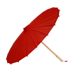 婚礼喜字流苏挂坠红伞中式古风迎亲婚伞结婚新娘复古旗袍拍照道具