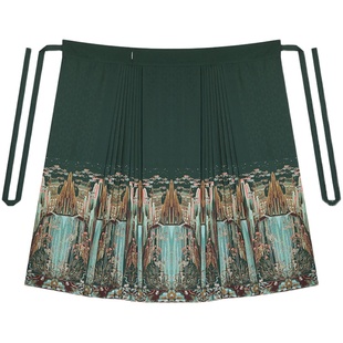 穹宇织造司原创明制汉服中式绣花大衣外套琼楼玉宇织金马面裙半裙