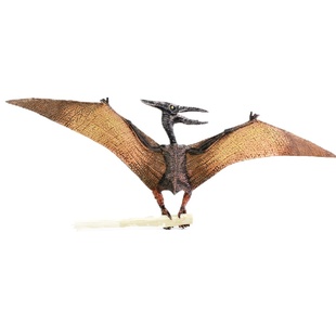 侏罗纪无齿翼龙玩具恐龙动物模型实心仿真双型齿翼龙儿童男生礼物