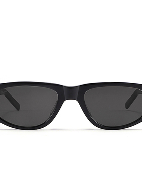 【胡可推荐】Fakeme 板材椭圆框墨镜女防紫外线未来科技感 Eryk