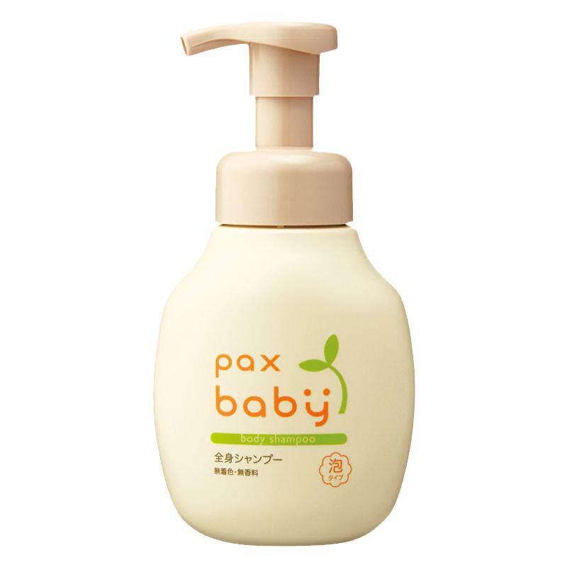 日本进口太阳油脂PaxBaby儿童全身洗液洗发沐浴二合一临期27年1月