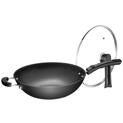 苏泊尔无涂层铁锅燃气电磁灶适用