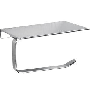 九牧卫浴卫生间纸巾架卷纸架厕所纸巾盒免打孔加长厕纸架子壁挂式