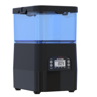 户外自动喂食器喂鱼室外防雨鱼池锦鲤喂鱼器鱼太阳能定时投料乌龟