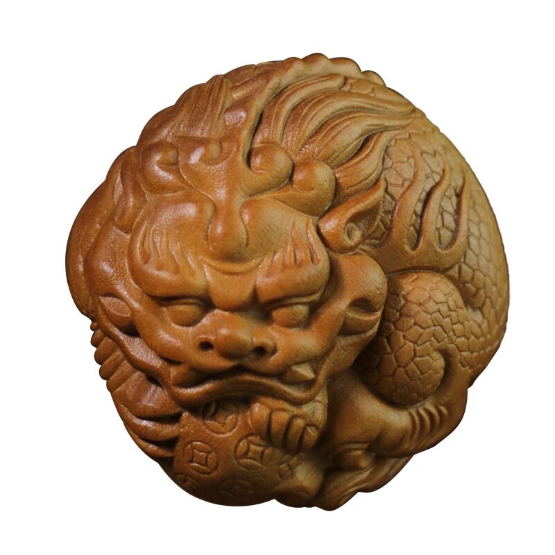居舍印度老山檀有求必应貔貅挂件