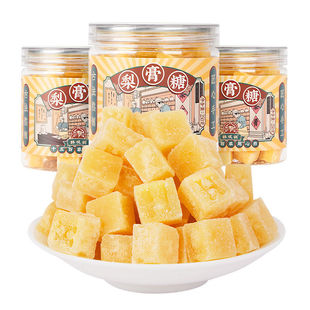 韩双锅百草秋梨膏糖薄荷味正宗手工草本清润凉喉灌装休闲零食硬糖