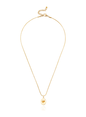 Neverfar爱心蛋形项链