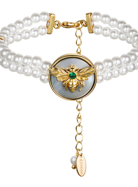 Cercoo/奢蔻气质珍珠蜜蜂手链饰