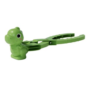 儿童雪球夹子玩具下雪夹雪玩雪工具打雪仗装备大鸭子恐龙加厚模具