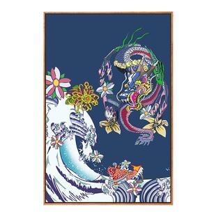 东瀛龙RX-7X全盔XD摩托车装饰画机车店卧室餐厅墙画壁画挂画