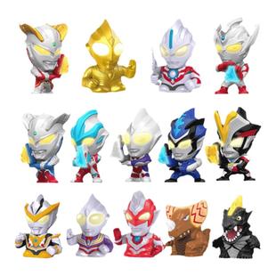 灵动创想发光奥特曼扭蛋盲盒玩具儿童男孩正版竞走英雄小怪兽手办