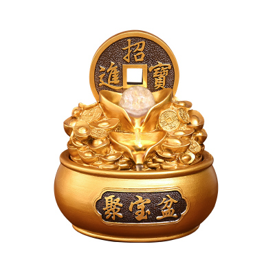 聚宝盆流水生财摆件循环水景