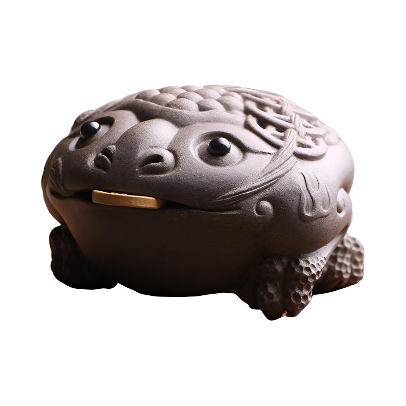 宜兴紫砂全手工可养茶宠摆件