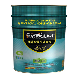 苏格仕封闭抗碱底漆净味室内墙面漆白色打底漆水性乳胶漆防霉底漆